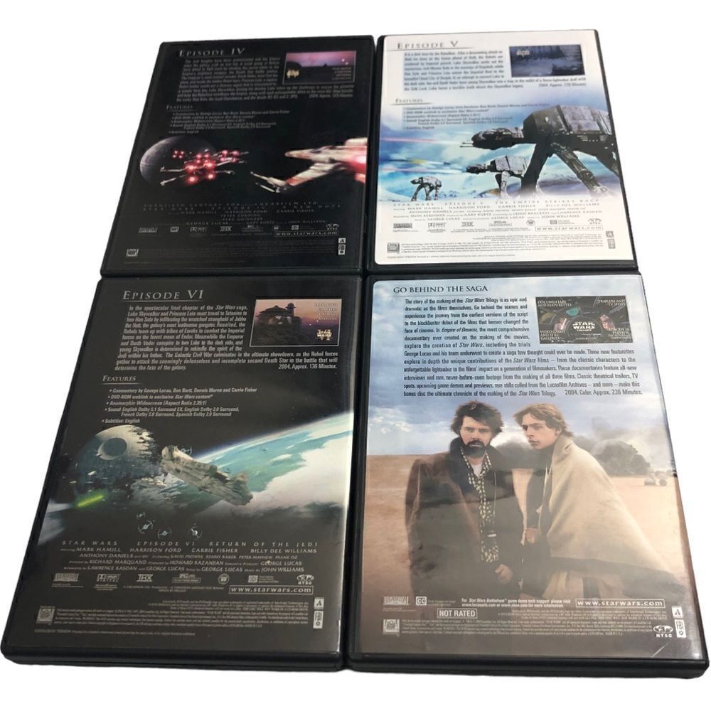 Star Wars 4-Disc DVD Trilogy Box Set - Picture 4 of 13